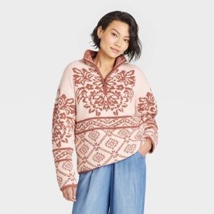 Knox Rose | Sherpa 1/3 Zip Pullover